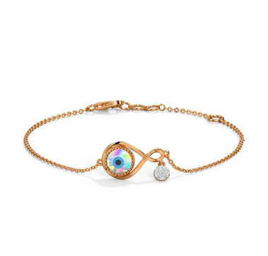 Infinity Evil Eye Chain Bracelet Infinity Evil Eye Chain Bracelet