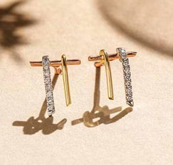 Alphabet n Cursive Gold Charm