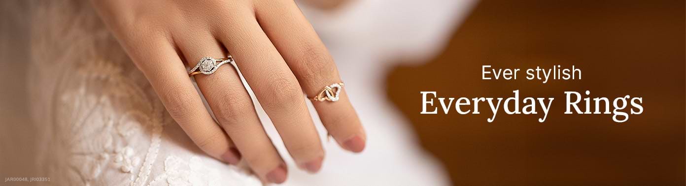 Buy Jalaja Lotus Multi Finger Enamel Ring | Tarinika